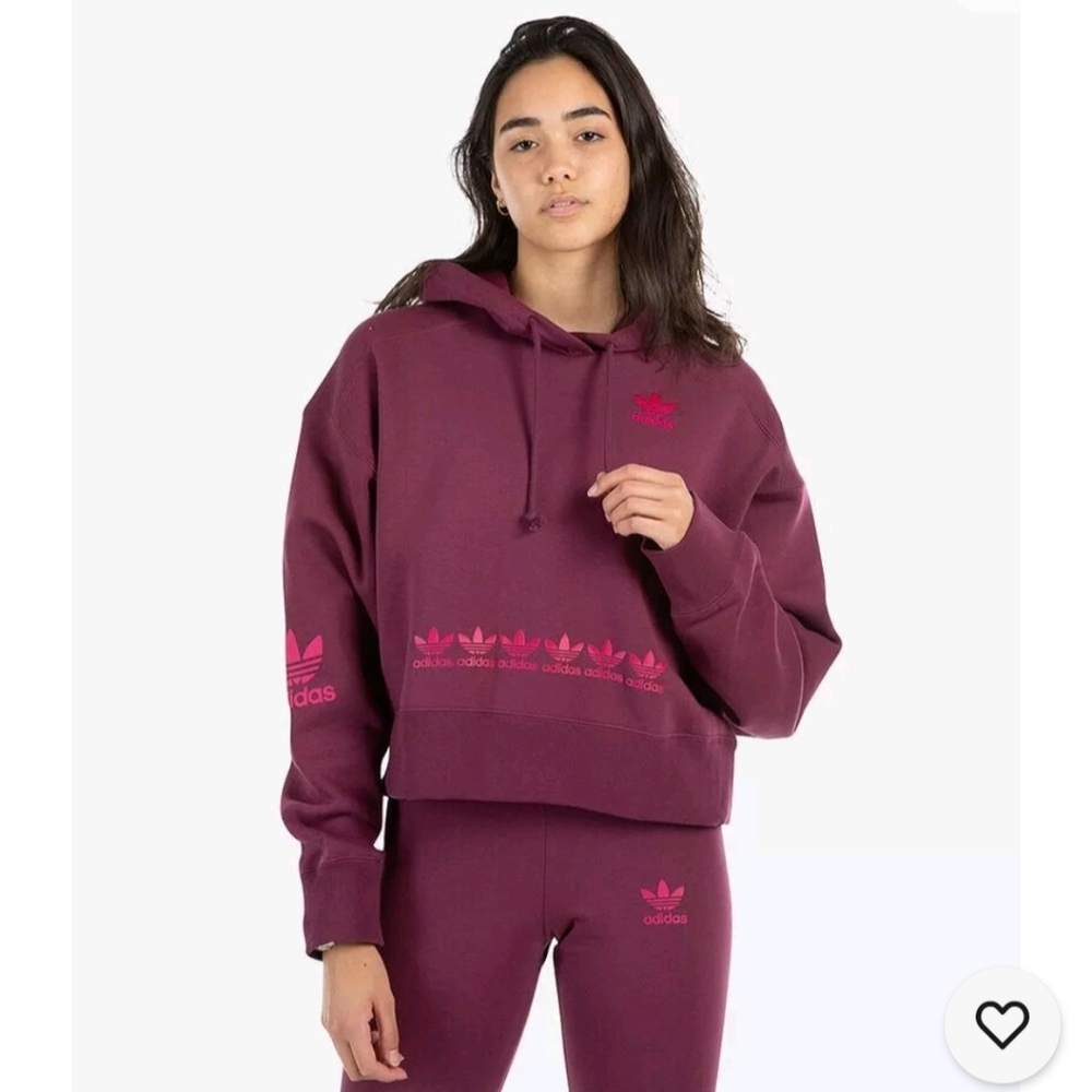 Adidas Originals Logo Play Sweatshirt & Sweatpants Set Size M/L
